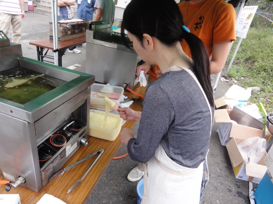 東日本大震災における炊き出しボランティア（岩手県釜石市佐須地区）