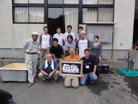 東日本大震災における炊き出しボランティア（岩手県釜石市佐須地区）