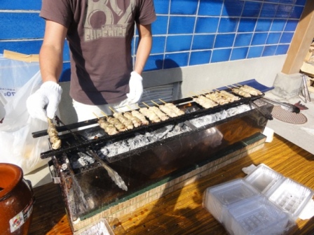 焼き鳥もどんどん焼きました