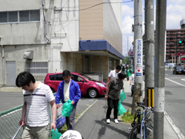 岩手県内一斉清掃活動の様子