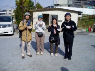 活動終了後の芋煮会