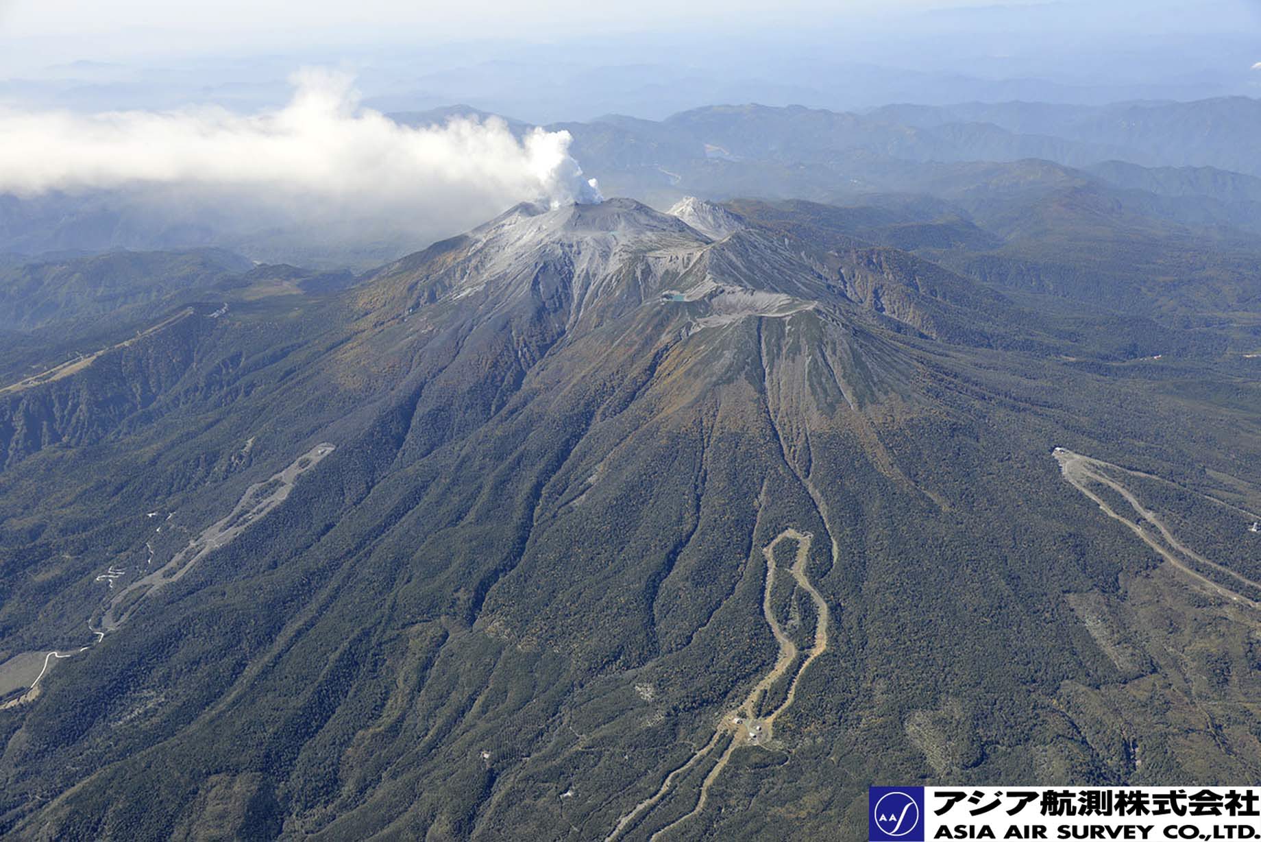 御嶽山噴火写真_斜め2