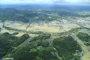 「平成３０年７月豪雨」（西日本豪雨） 斜め空中写真_5