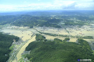 「平成３０年７月豪雨」（西日本豪雨） 斜め空中写真_6