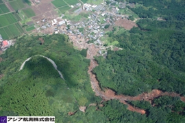 阿蘇山北東側外輪山 斜め空中写真_229