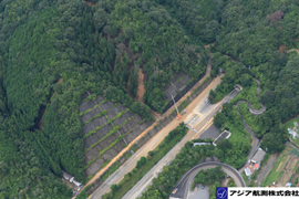 京滋バイパス笠取ＩＣ周辺 斜め空中写真_7