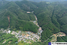 宇治市炭山周辺 斜め空中写真_11