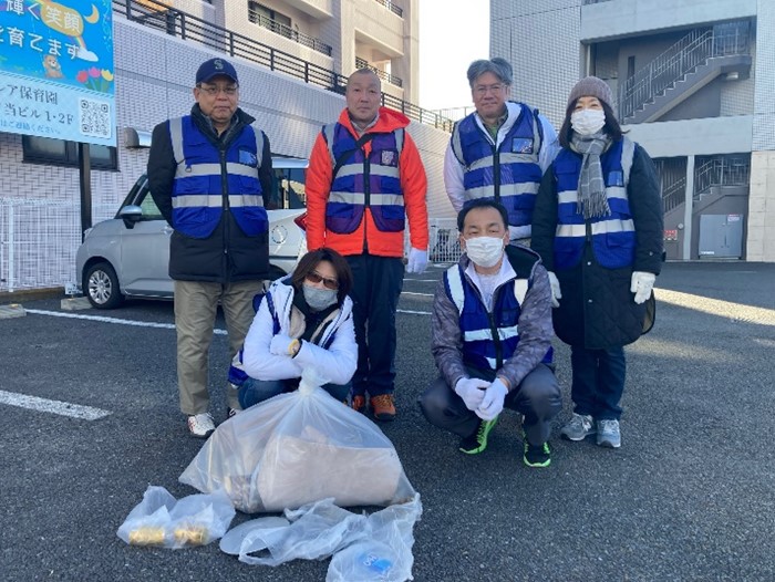 横浜国道清掃