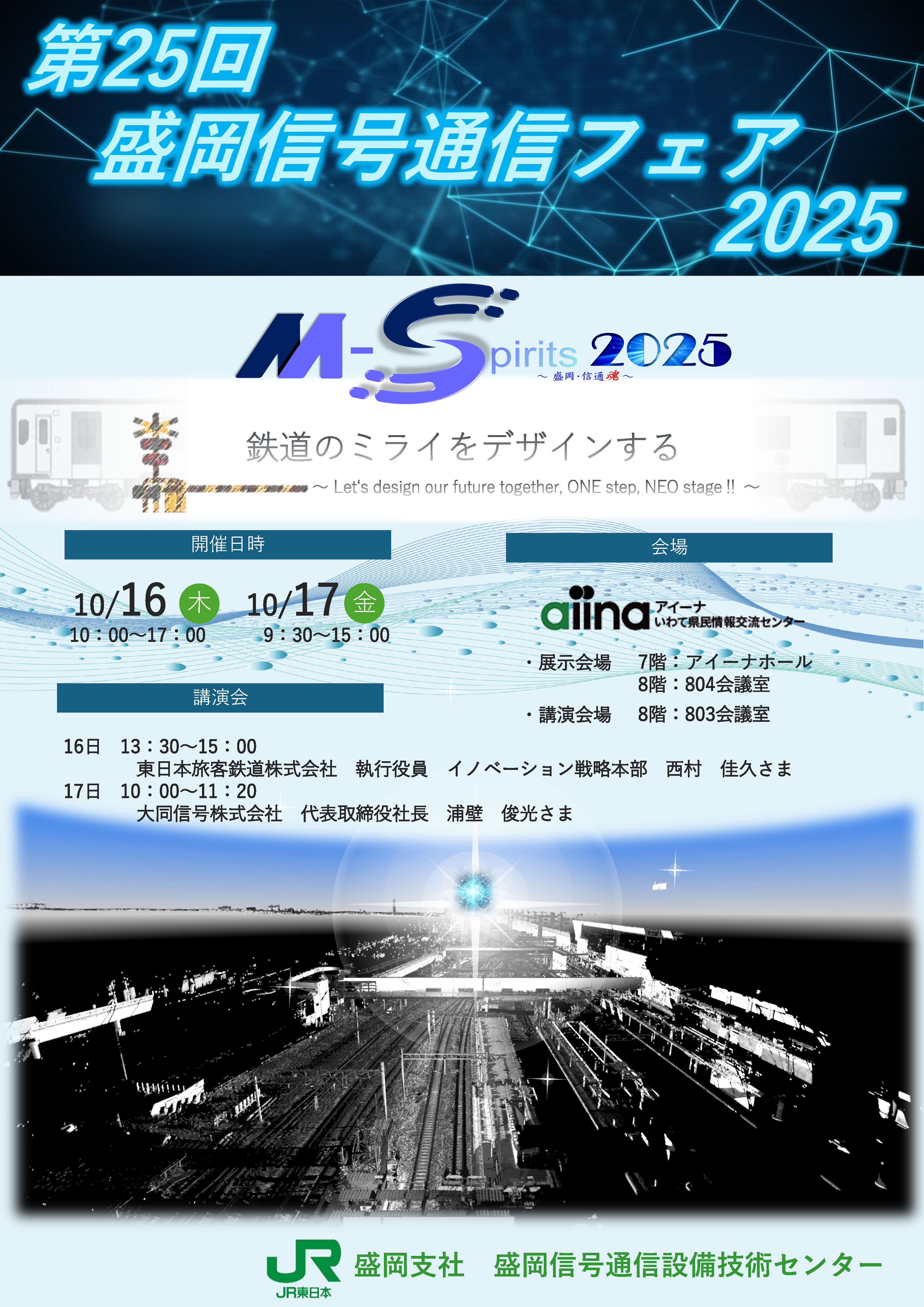 第25回信号通信フェアポスター