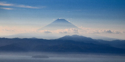 富士山が見える